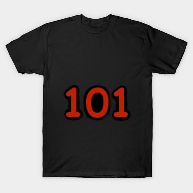 101 Logo T-Shirt by esconomics